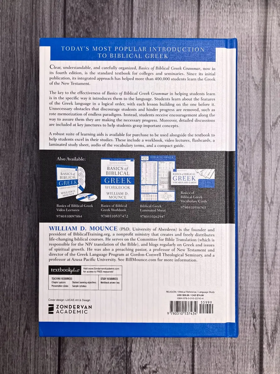 Basics of Biblical Greek Grammar: Fourth Edition