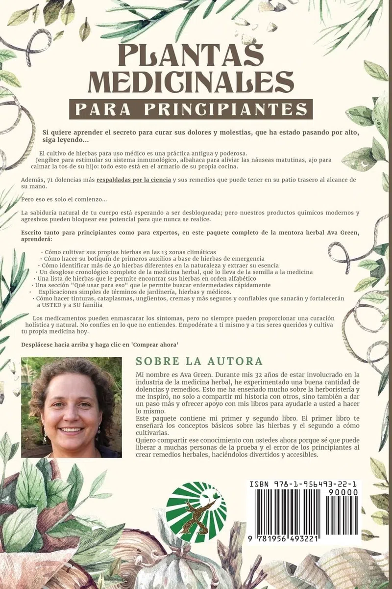 Plantas Medicinales Para Principiantes: Jardinería De Hierbas Mágicas Y Uso De Plantas Curativas Y Remedios Naturales (2 Libros en 1)