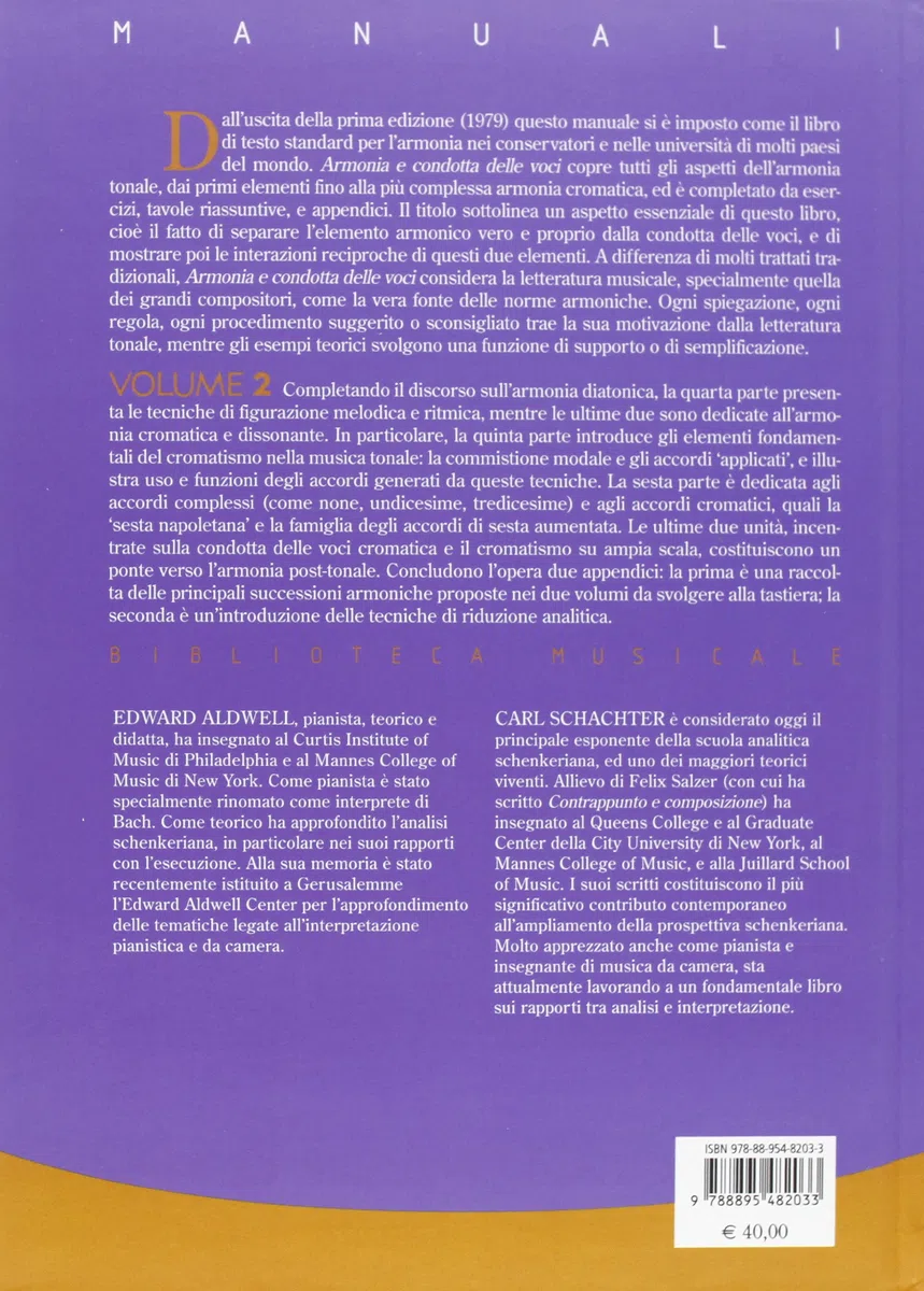 Armonia e condotta delle voci (Vol. 2)