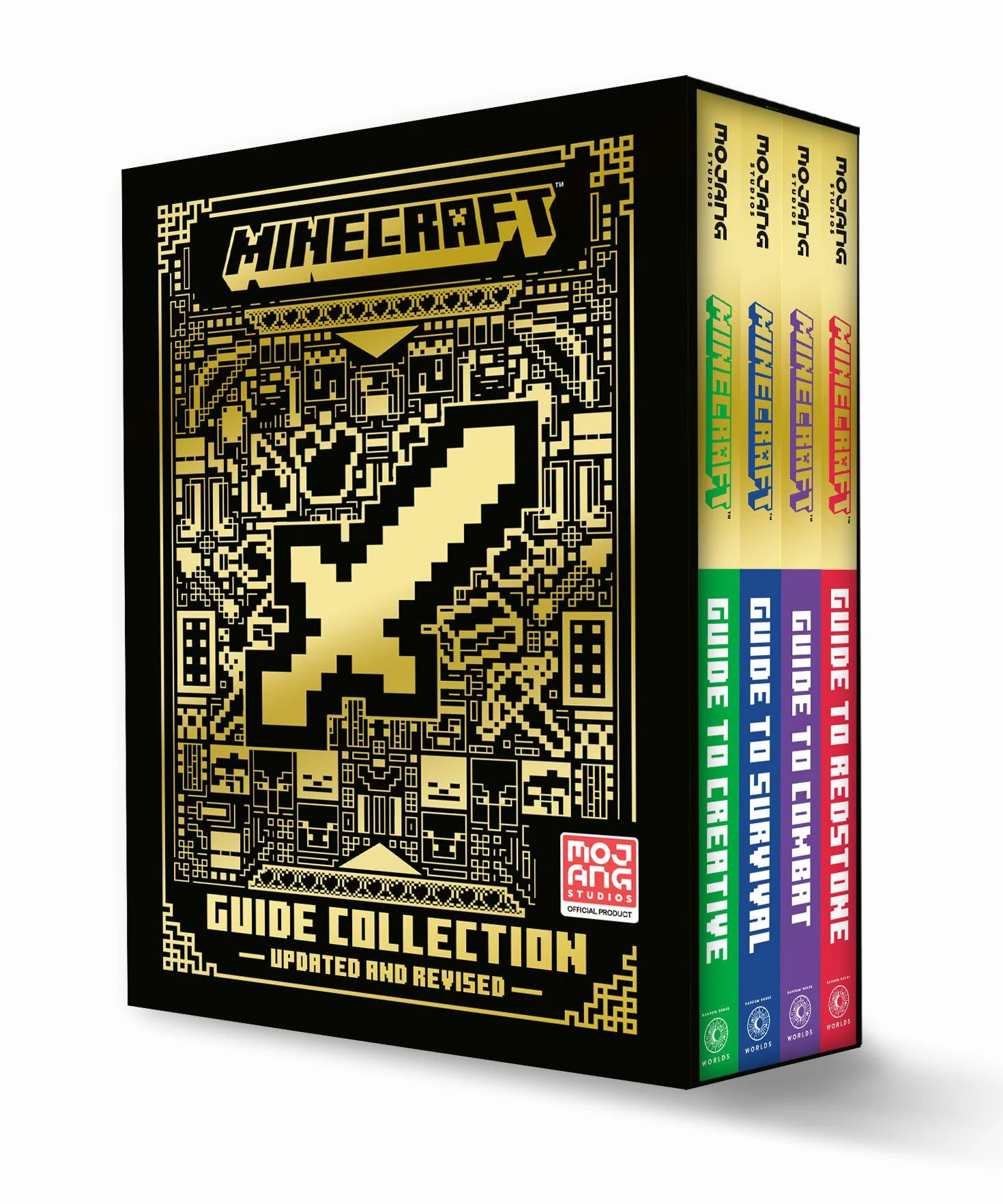 Minecraft: Guide Collection 4-Book Boxed Set (Updated): Survival (Updated), Creative (Updated), Redstone (Updated), Combat