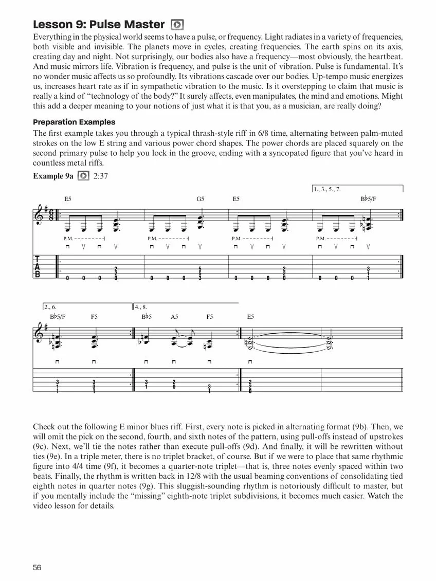 Total Picking Control: Expanded Speed Mechanics - Englische Ausgabe | Techniktraining mit 60 Lektionen für Rock- und Metal-Gitarristen | ... Refining, and Mastering Rock Guitar Technique