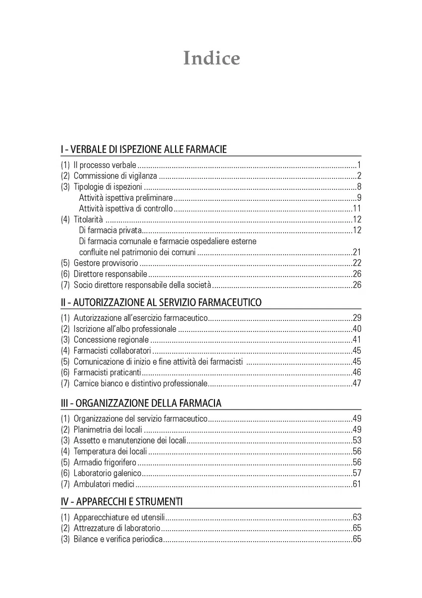 Vigilanza sulle farmacie. Il verbale d’ispezione nella legislazione nazionale e regionale