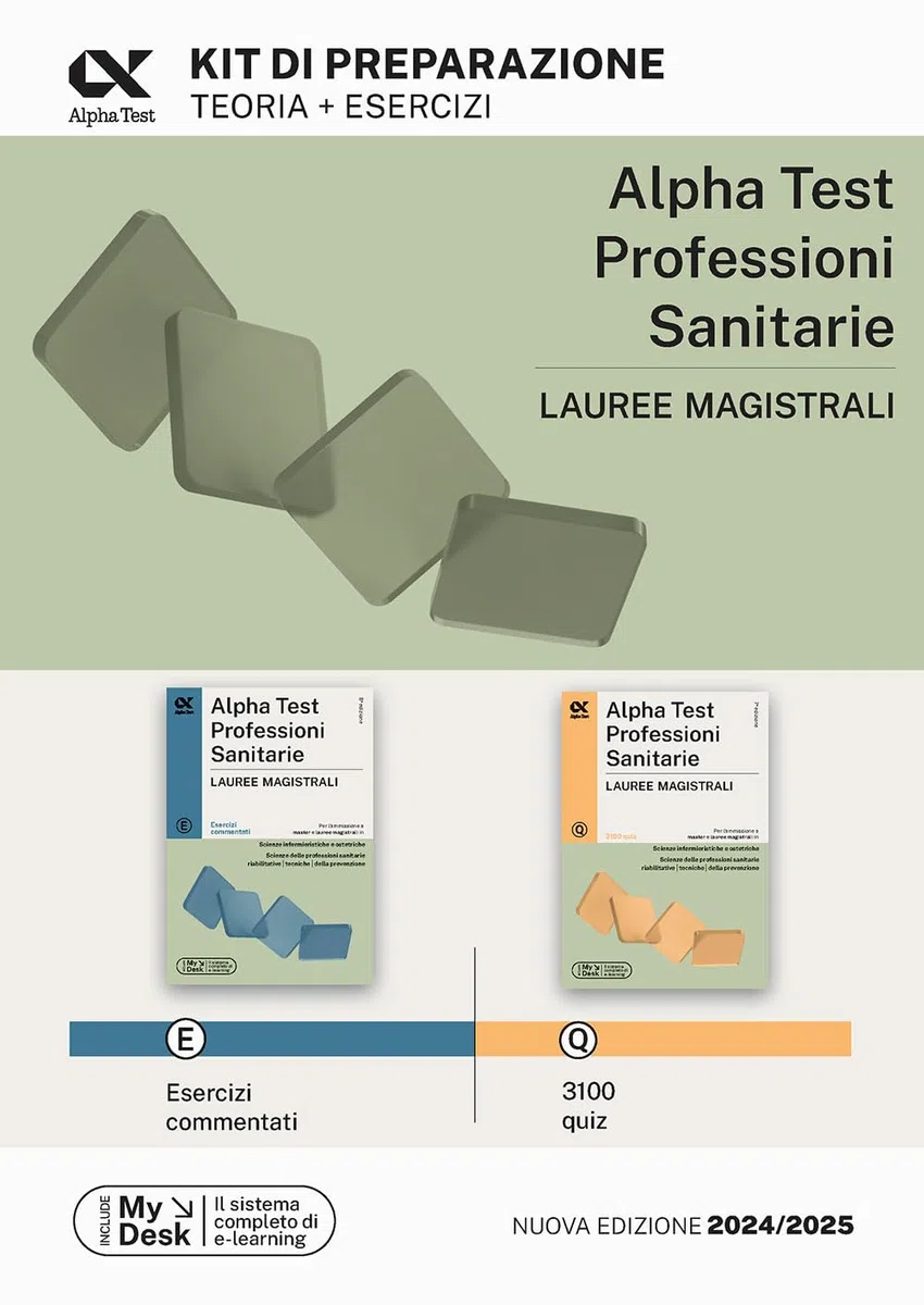 Alpha Test Professioni Sanitarie Lauree magistrali 2026-2027. Kit di preparazione. Con simulatore online