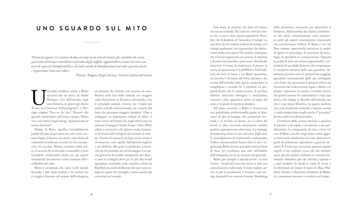 Rolex - Filosofia Rolex Edizione Italiana | Esplorazione del Tempo e del Design di Lusso | Visione Innovativa dell'Orologeria