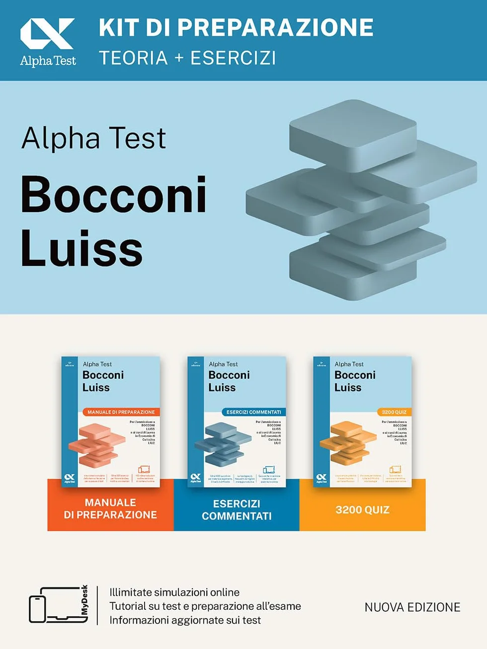Alpha Test Bocconi Luiss 2026-2027. Kit di preparazione. Per test di Economia. Con piattaforma digitale e simulatore online
