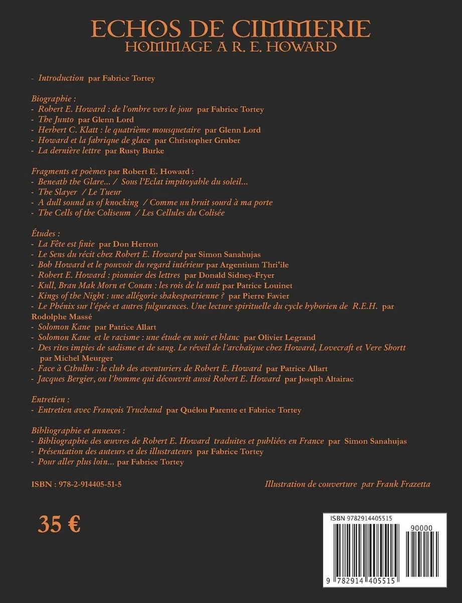Échos de Cimmérie - Hommage A Robert Ervin Howard (1906 - 1936): Volume 10