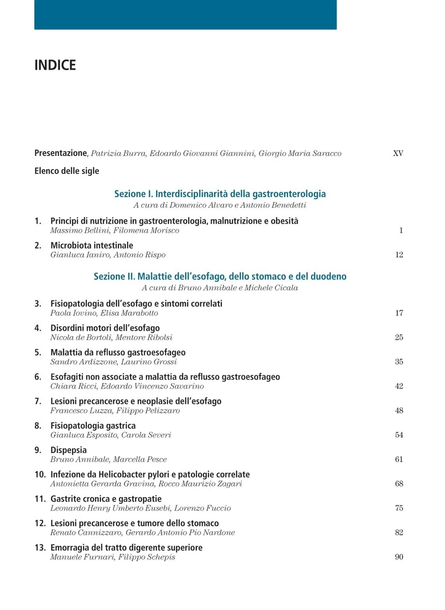 Malattie dell'apparato digerente. Edizione 2025-2028