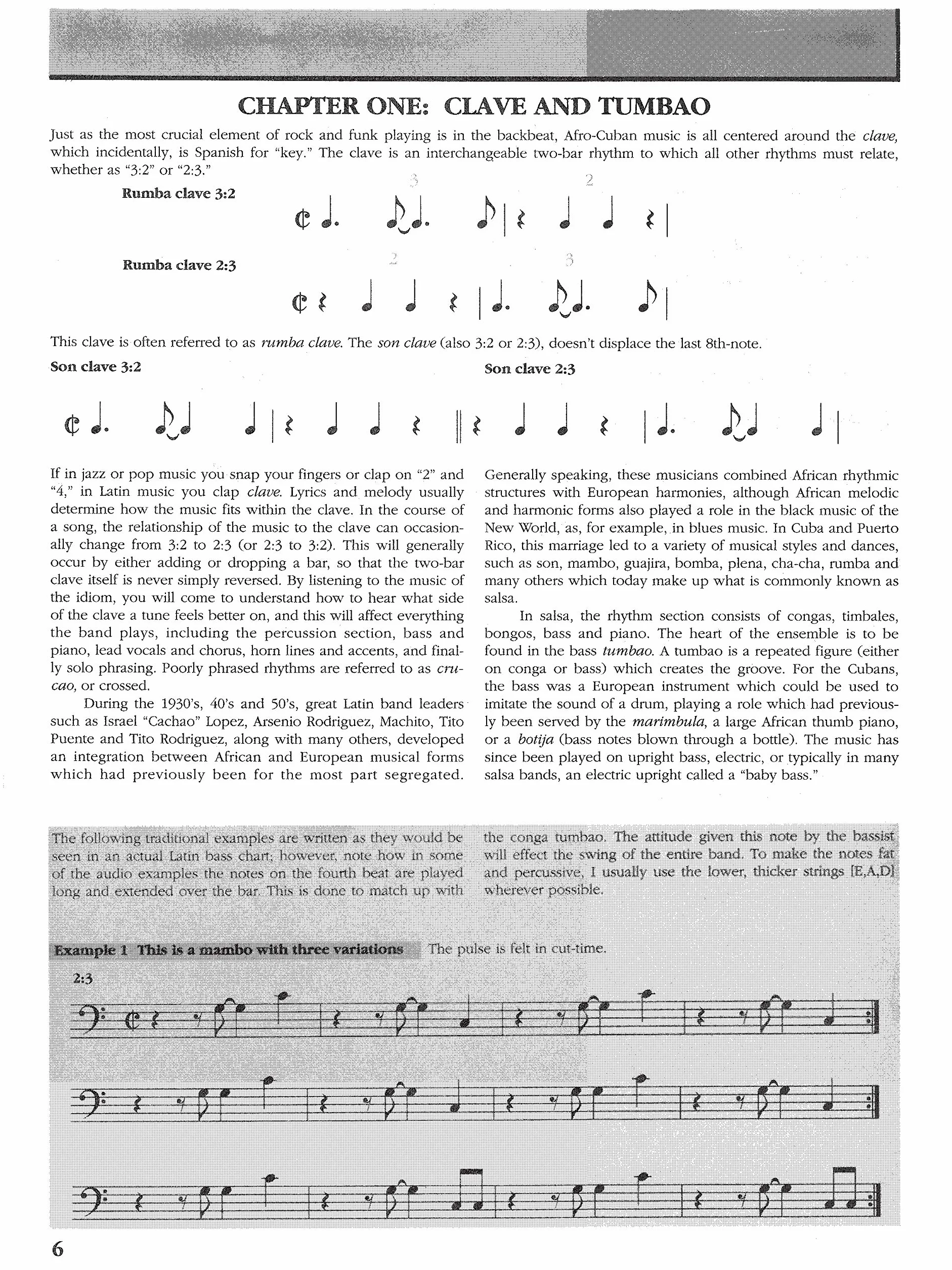 Funkifying the Clave: Afro-Cuban Grooves for Bass and Drums