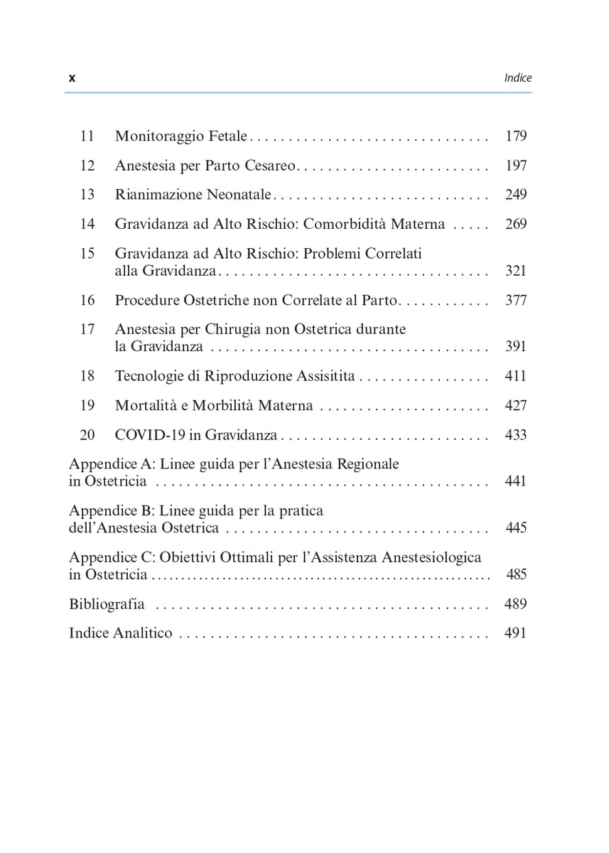 Datta's, Manuale di anestesia ostetrica