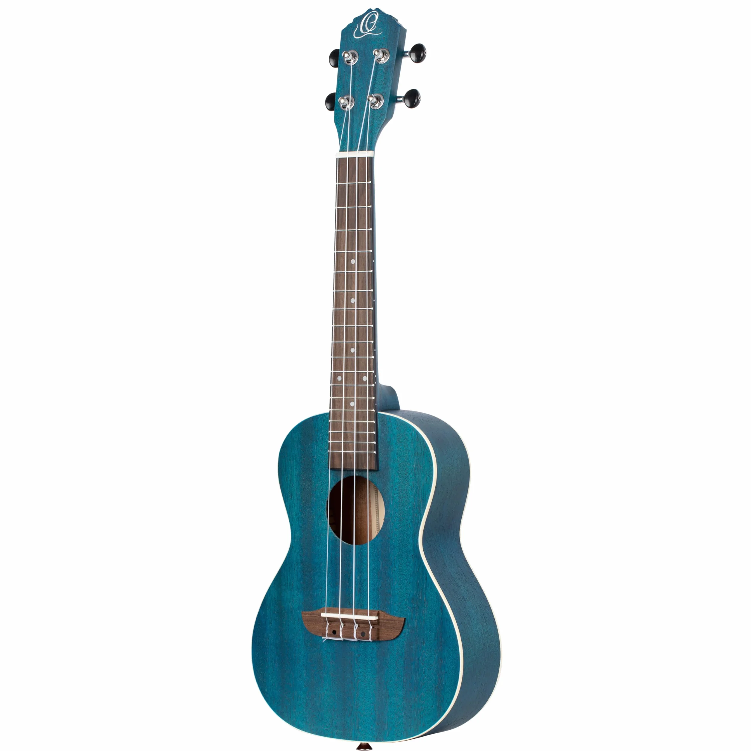 Ortega Guitars Ukulele Concerto Mancino – Acustico – Earth Series – Okoume, Dark Blue (RUOCEAN-L)