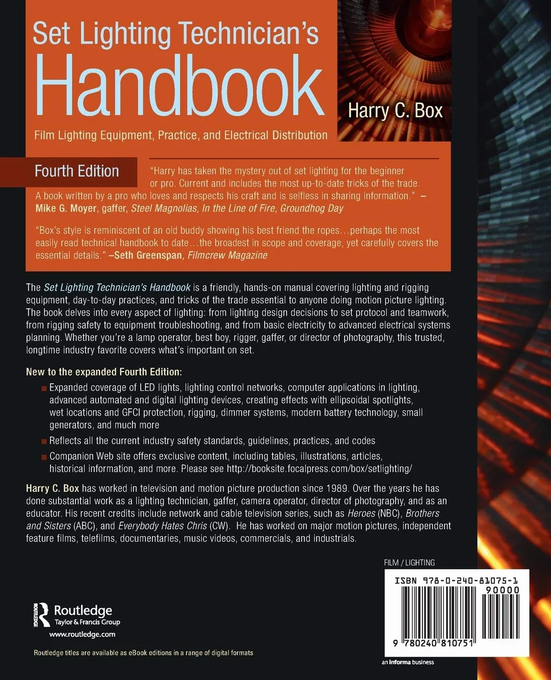 Set Lighting Technician's Handbook: Film Lighting Equipment, Practice, and Electrical Distribution