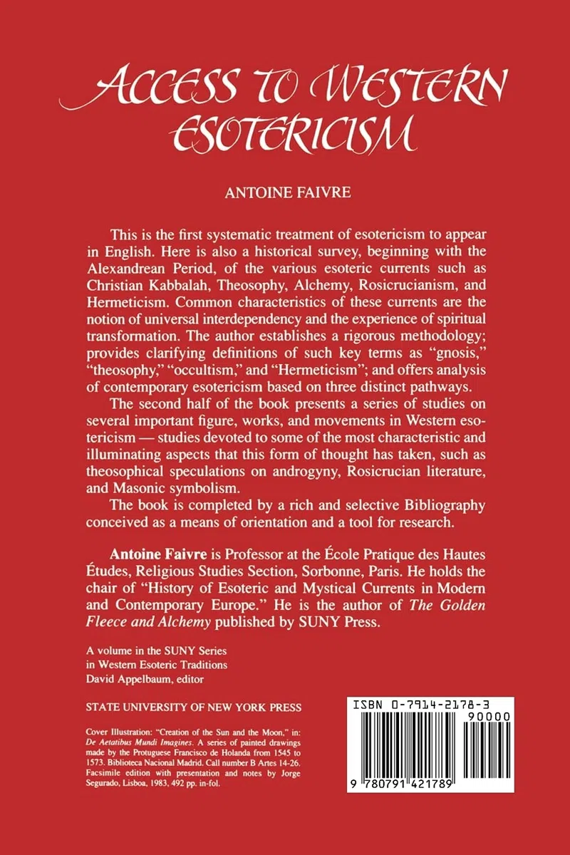 Access to Western Esotericism (Suny Series, Western Esoteric Traditions)