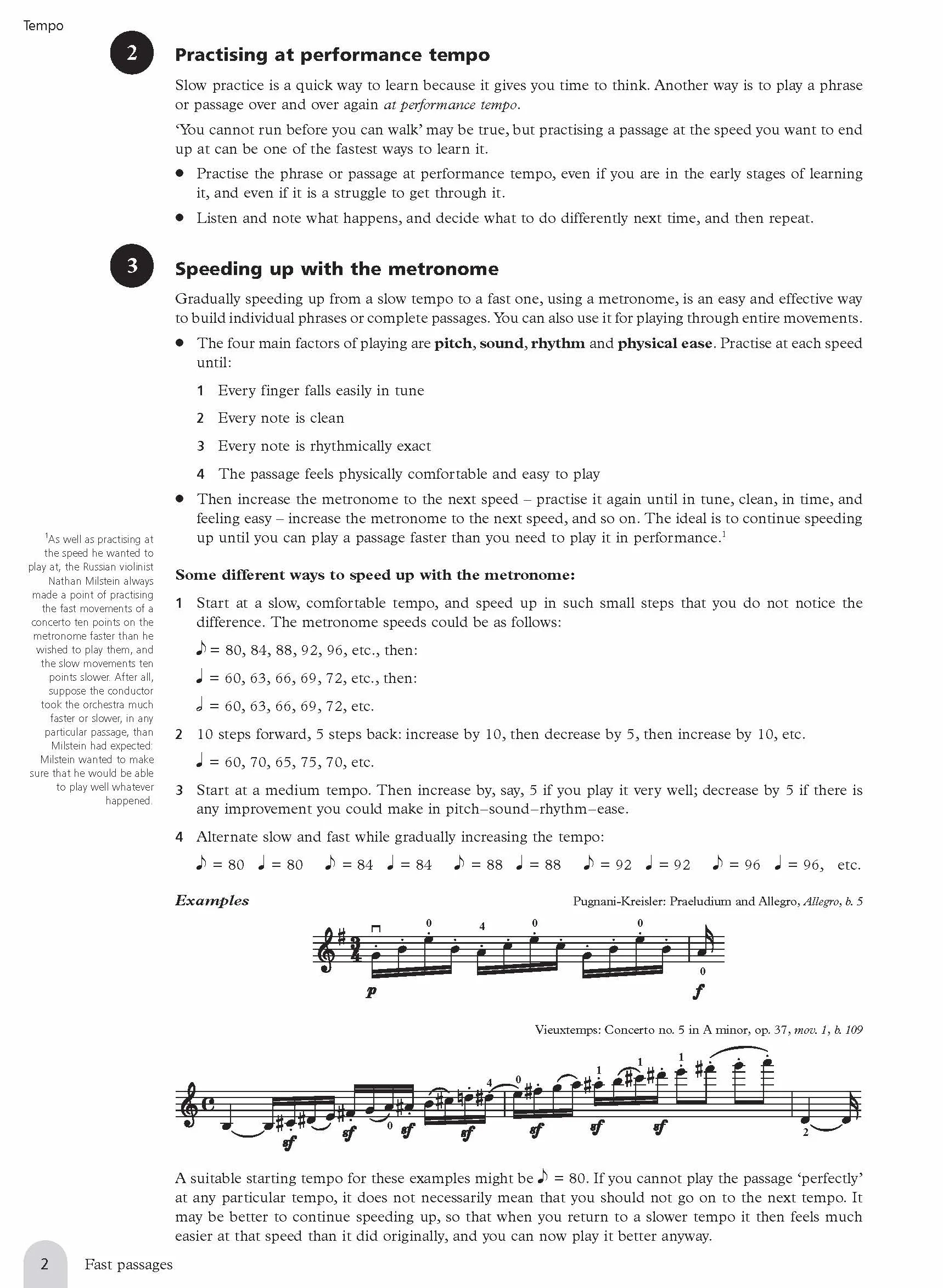 Practice: 250 Step-by-Step Practice Methods for the Violin
