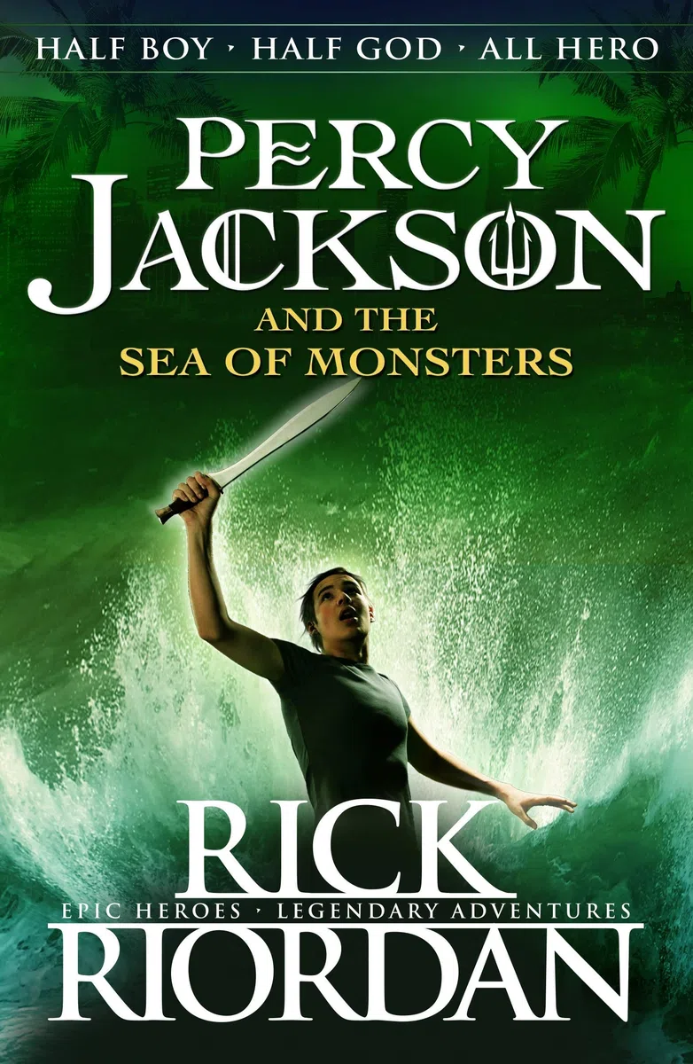 Percy Jackson Collection 7 Books Set By Rick Riordan (Lightning Thief, Sea of Monsters, Titan's Curse, Battle of the Labyrinth, Last Olympian, Greek Heroes, Greek Gods)