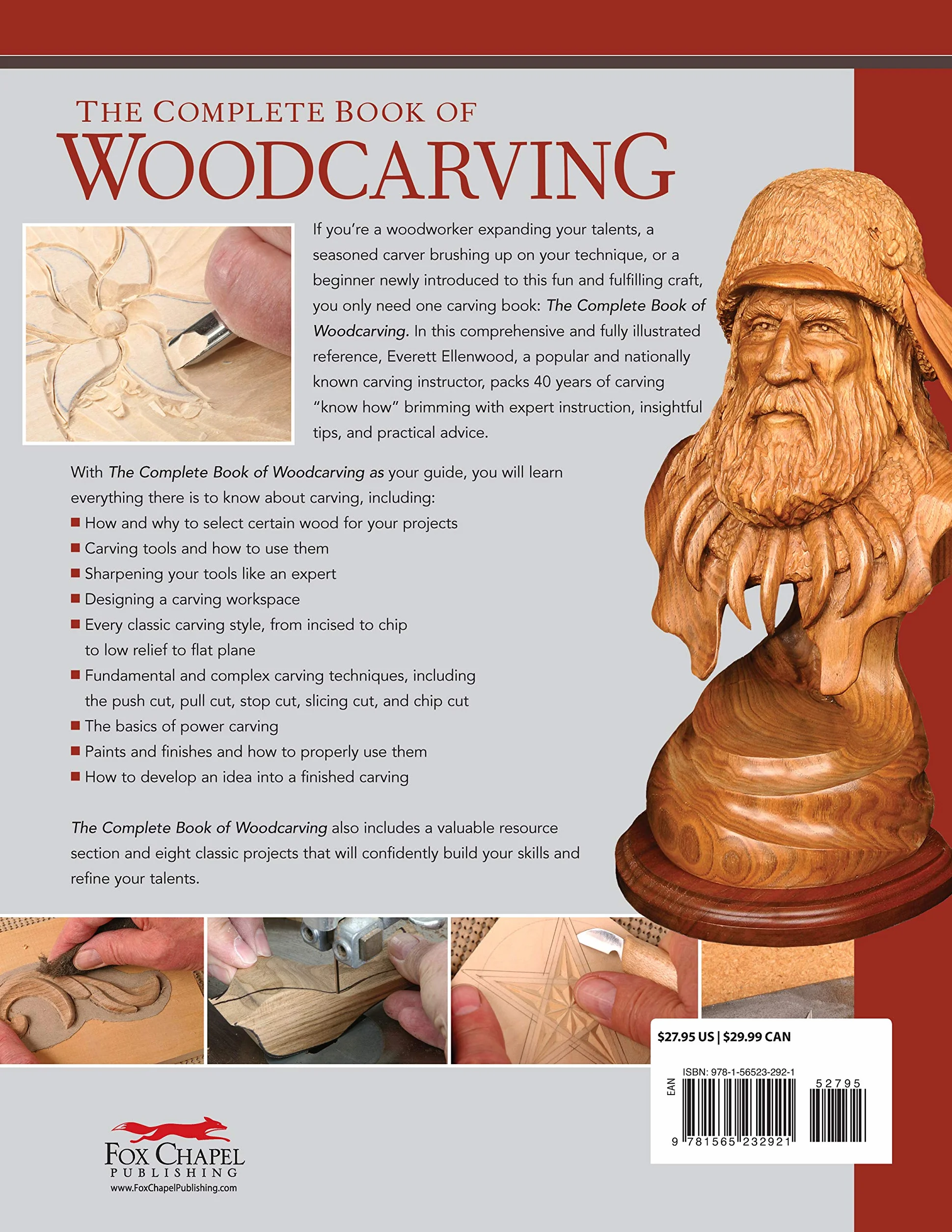 The Complete Book of Woodcarving: Everything You Need to Know to Master the Craft