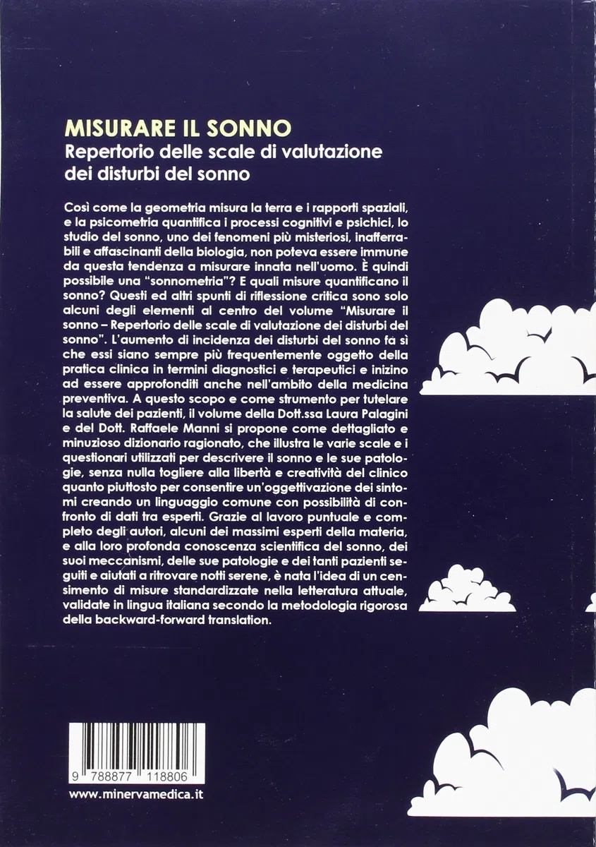 Minerva Misurare il sonno. Repertorio delle scale di valutazione dei disturbi del sonno
