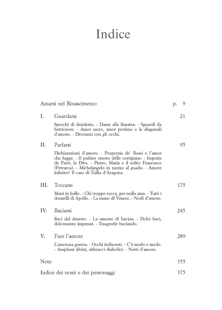 Amarsi. Seduzione e desiderio nel Rinascimento