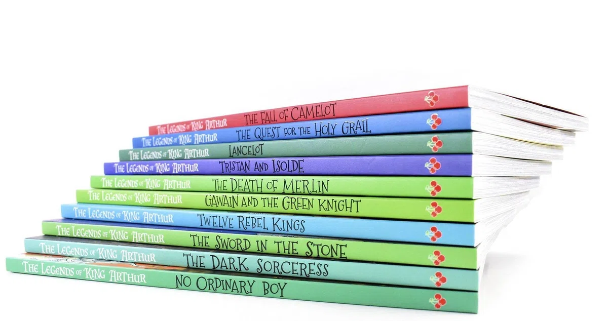 The Legends of King Arthur: Merlin, Magic, and Dragons (Easy Classics) 10 Book Box Set (No Ordinary Boy, The Dark Sorceress, The Sword in the Stone … The Fall of Camelot)