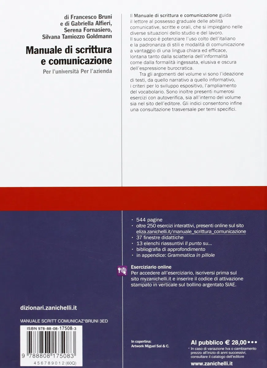 Manuale di scrittura e comunicazione. Per l'Università per l'azienda. Con Contenuto digitale (fornito elettronicamente)