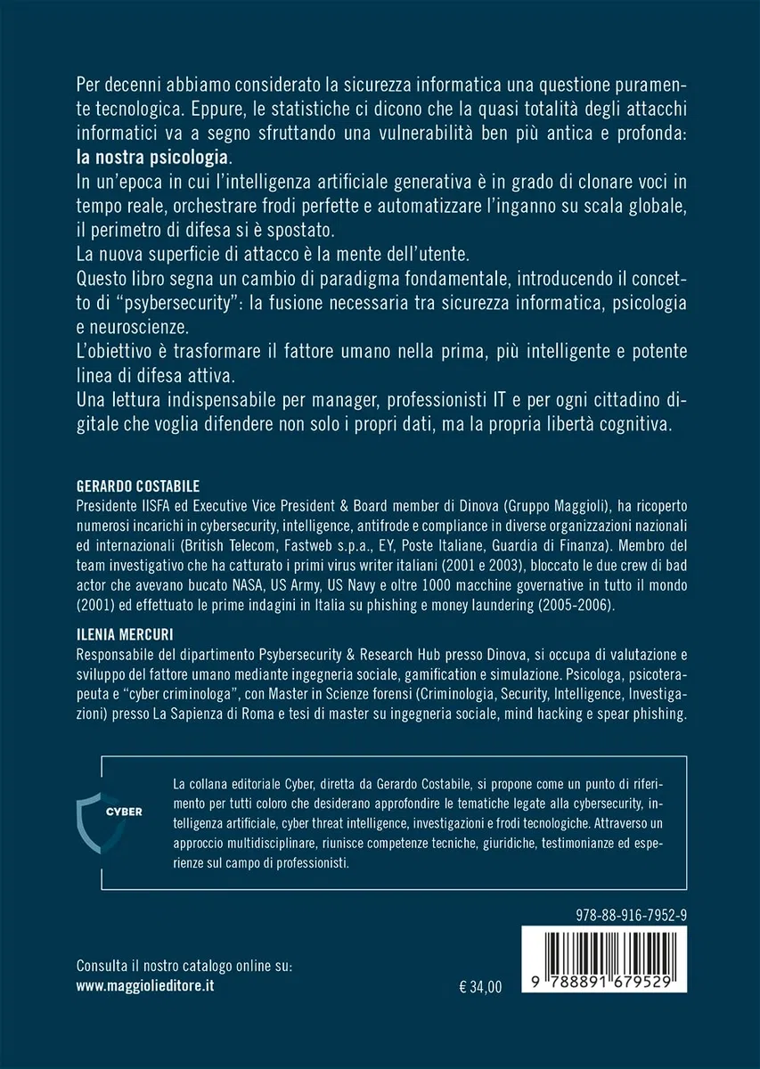 Cybersecurity, fattore umano e manipolazione psicologica. La psybersecurity tra AI e Social Engineering