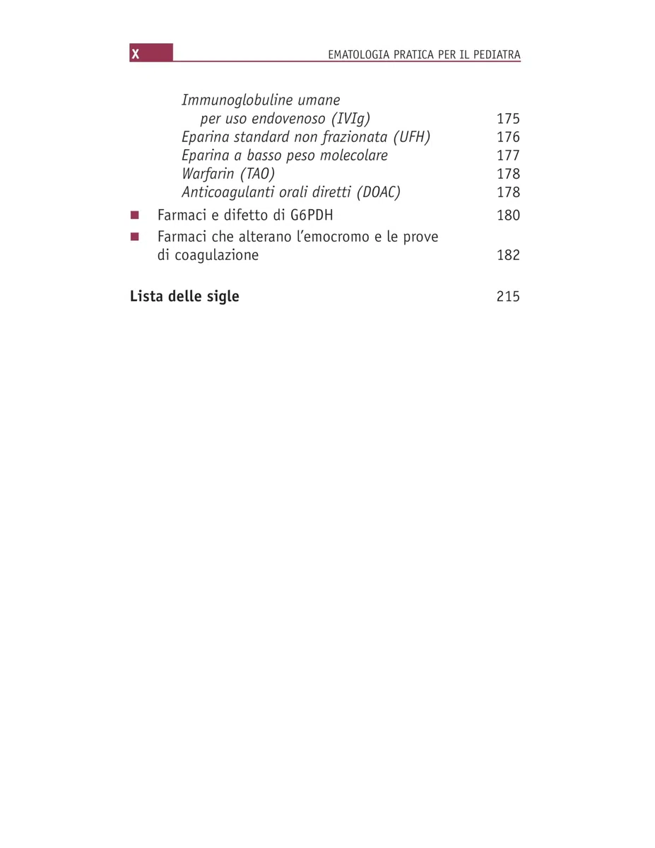 Ematologia pratica per il pediatra