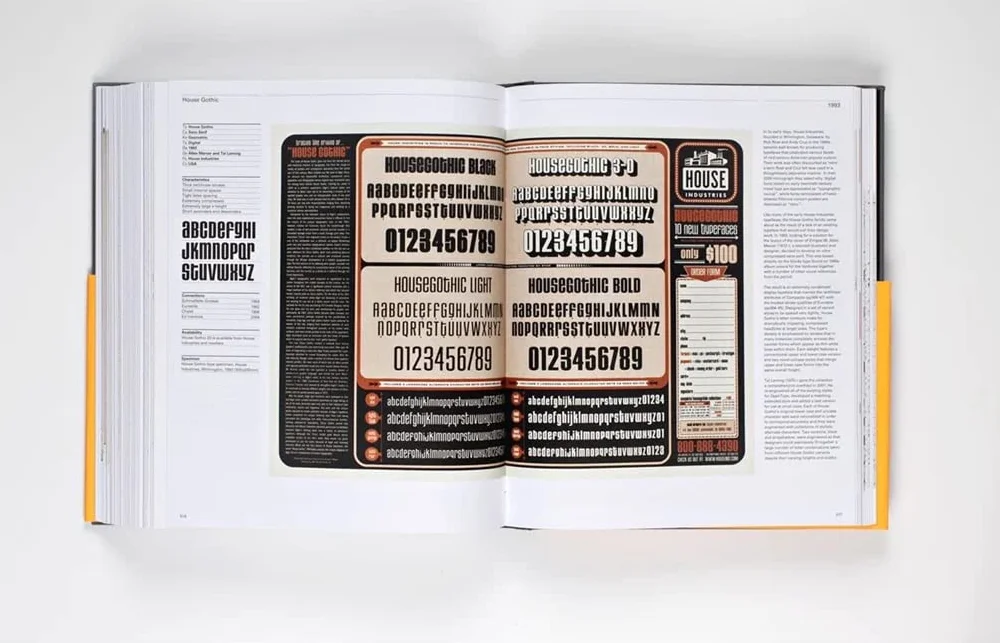The Visual History of Type: A visual survey of 320 typefaces