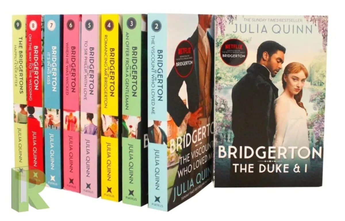Bridgerton Family Series Collection 1-9 Books Set by Julia Quinn