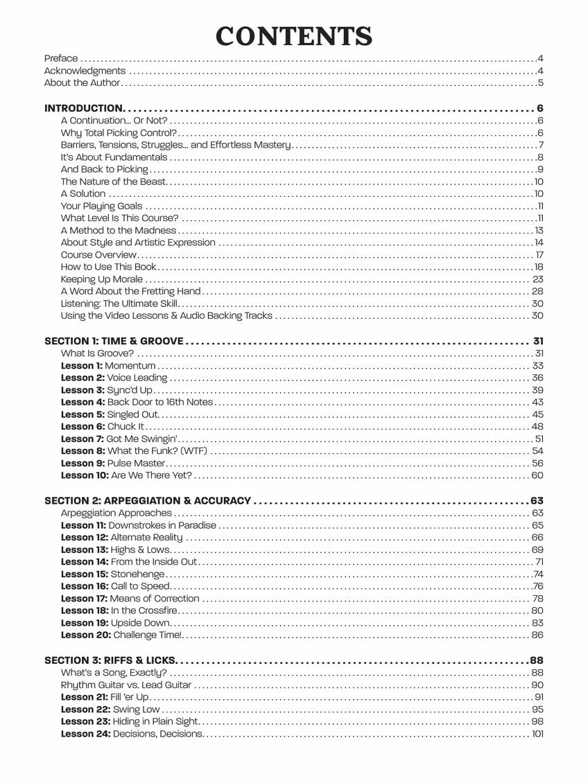 Total Picking Control: Expanded Speed Mechanics - Englische Ausgabe | Techniktraining mit 60 Lektionen für Rock- und Metal-Gitarristen | ... Refining, and Mastering Rock Guitar Technique