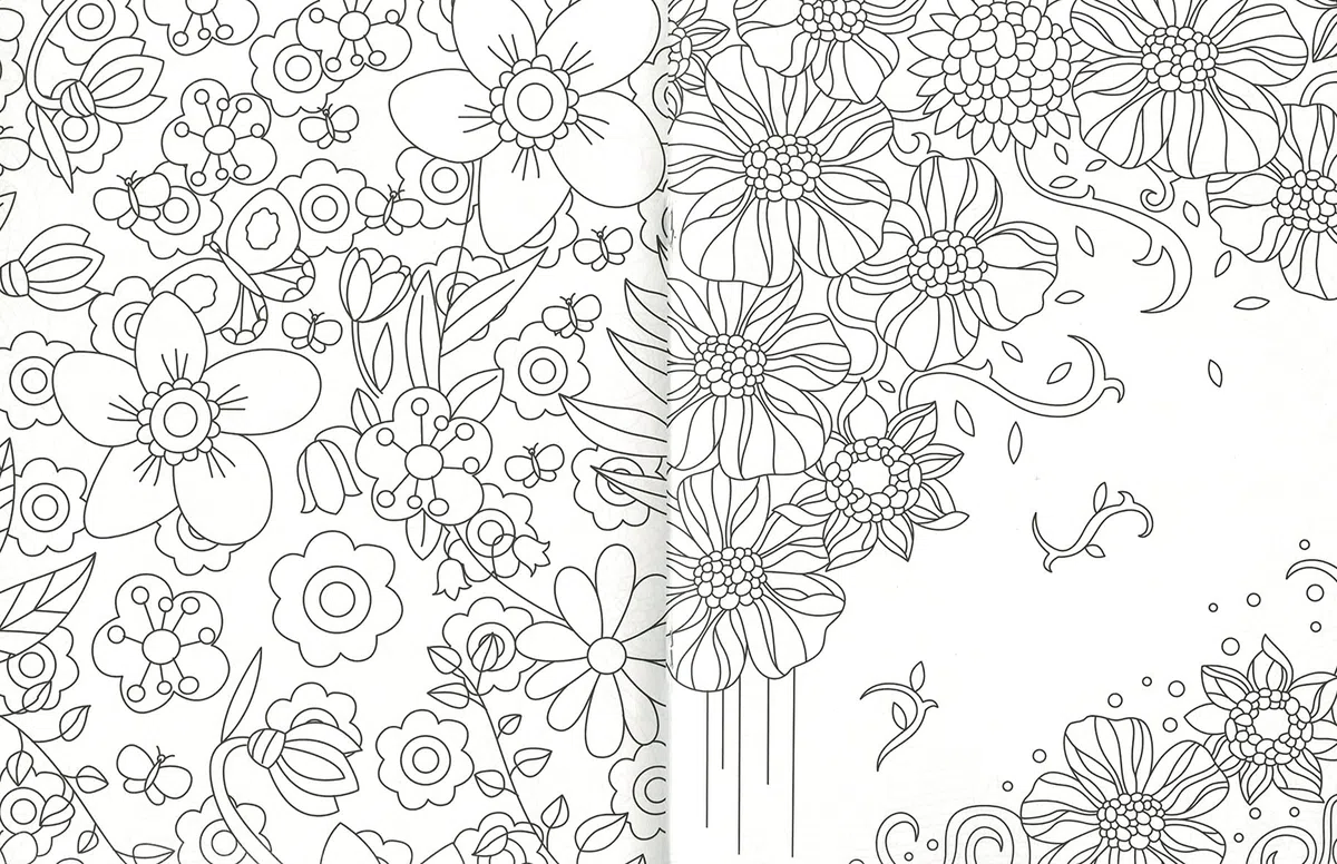 Dibujos de flores para colorear - 4