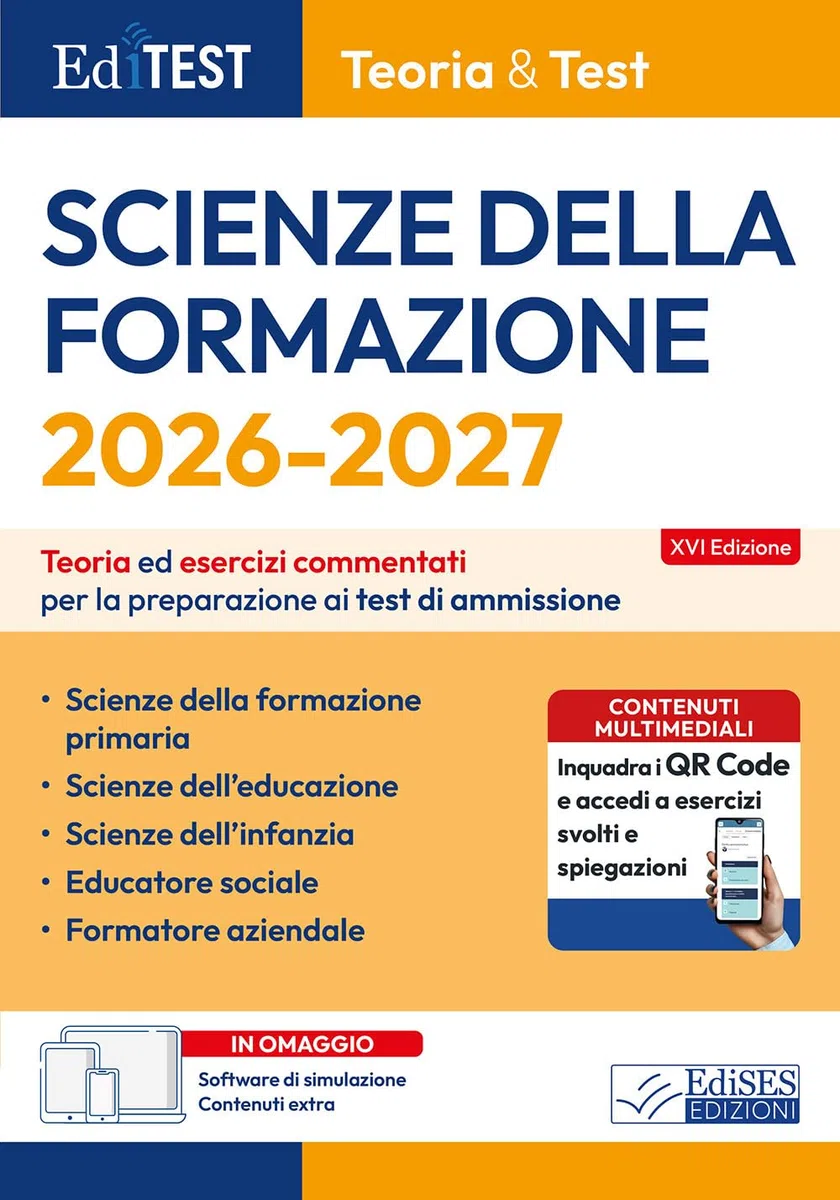 EdiTEST. Scienze della formazione. Teoria ed esercizi commentati per la preparazione ai test di ammissione. Con software di simulazione