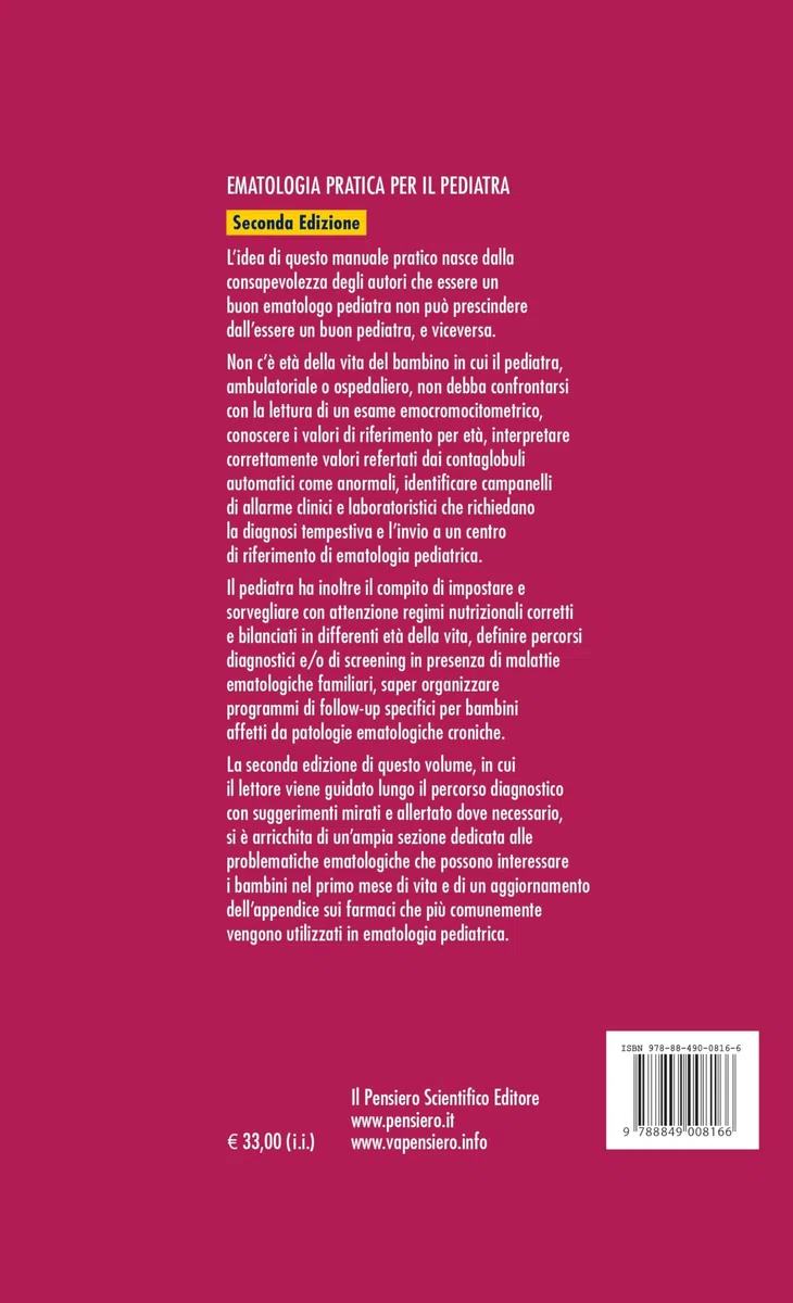 Ematologia pratica per il pediatra