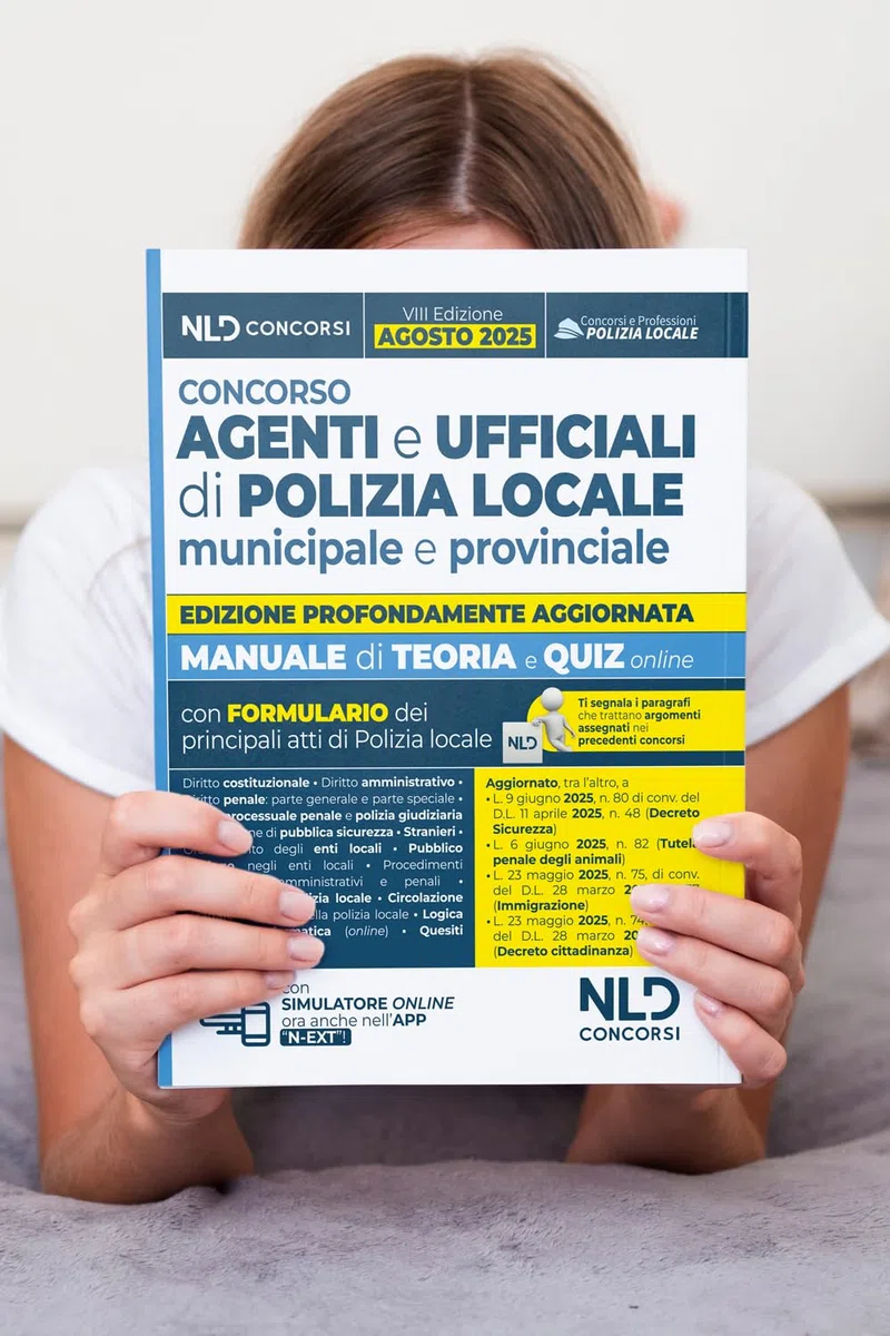 Concorso agenti e ufficiali di Polizia locale. Manuale con teoria e quiz VIII edizione 2025. Con omino segnatracce e formulario degli atti. Con espansione online