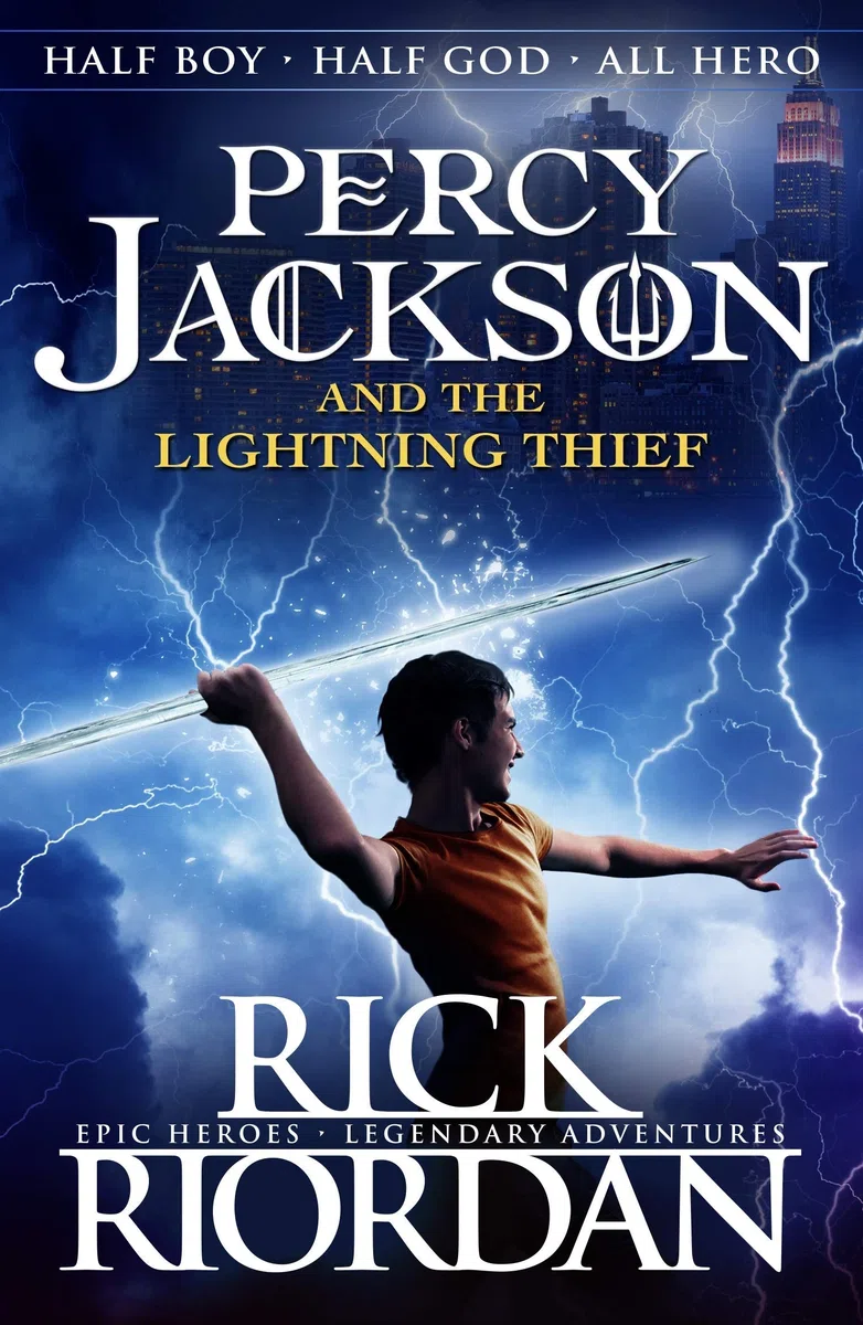 Percy Jackson Collection 7 Books Set By Rick Riordan (Lightning Thief, Sea of Monsters, Titan's Curse, Battle of the Labyrinth, Last Olympian, Greek Heroes, Greek Gods)