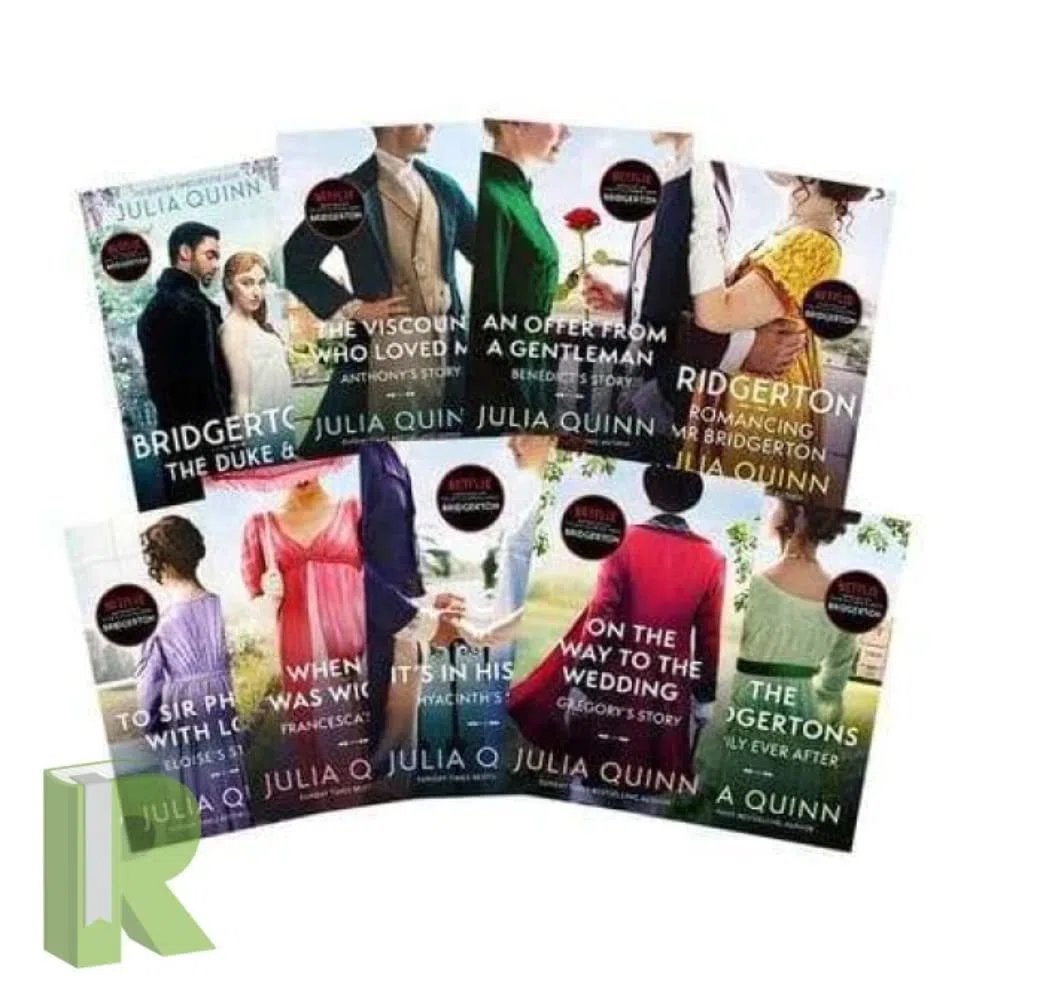 Bridgerton Family Series Collection 1-9 Books Set by Julia Quinn