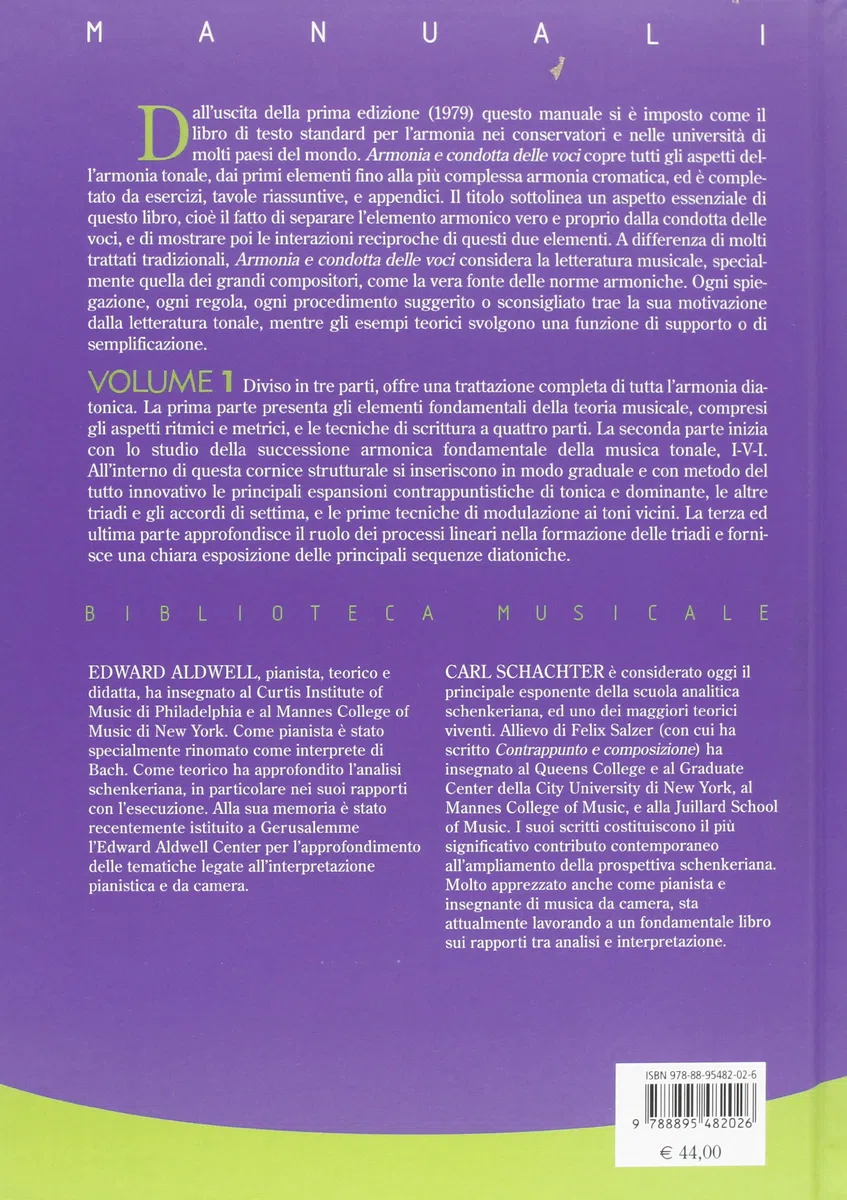 Armonia e condotta delle voci: 1: Vol. 1