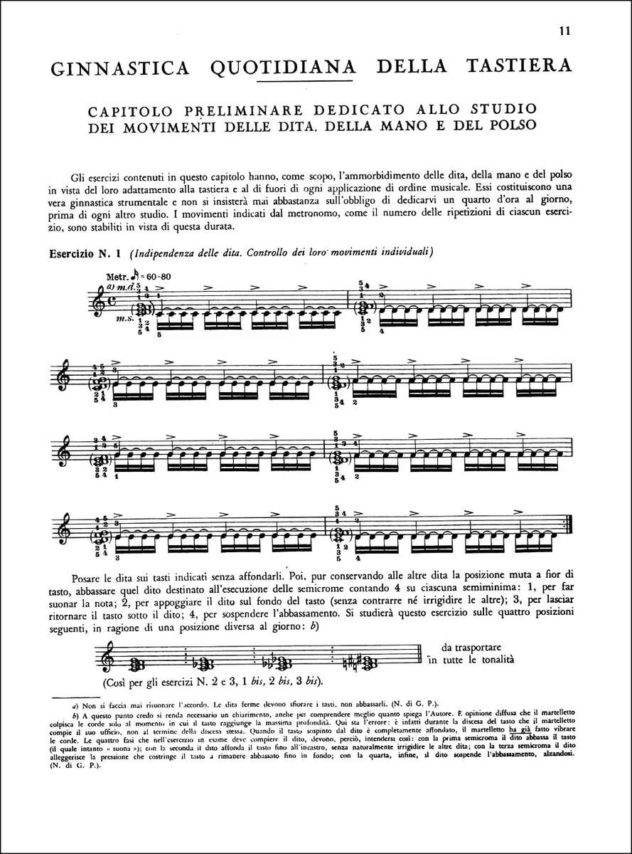 Cortot: Principi Razionali Della Tecnica Pianistica | Metodo Tecnica Pianoforte Pianisti Avanzati Studenti | Spartiti Guida Studio Indipendenza Dita Espressione |Edizione Suvini Zerboni Alfred Cortot